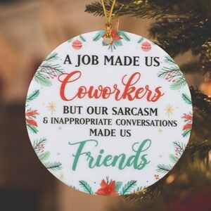 Acrylic Co-Worker Ornament
